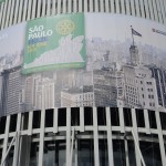 2015年サンパウロ国際大会の会場であるアニエンビパビリオンです。 6月4日の朝撮りました。